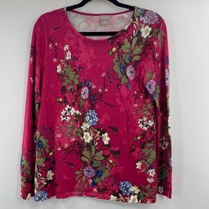 3For$20 Chico's Floral Sweater size small